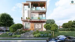 House Elevation Design | Modern House Design | 3D Elevation of House | Home Exterior |InfraDesignHub