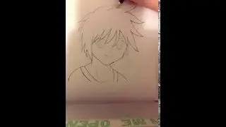 Drawing a male teen anime | iThinkit'sPlum