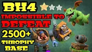 clash of clans - NEW BH4 BASE/ ANTI BATTLE MACHINE/ANTI TWO STAR / CLASH OF CLAN 2017