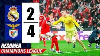 BENFICA vs REAL MADRID 4-2 | RESUMEN del PARTIDO | CHAMPIONS LEAGUE 2026