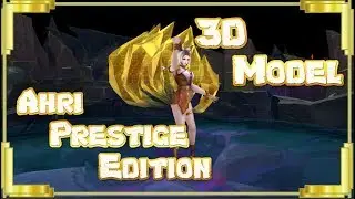 K/DA Ahri Prestige Edition 3D Model - Spotlight
