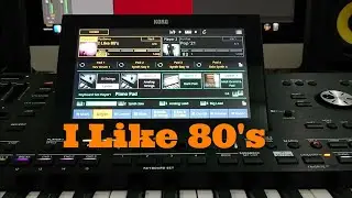 Korg Pa5x - I Like 80's - Dance Category - Style Element - OS V 1.2.1 new sound