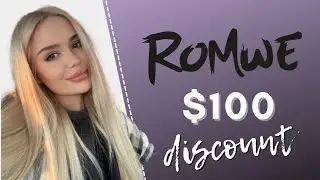 How I got ROMWE Promo code 2022 | ROMWE COUPON CODES $100 OFF
