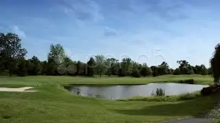 Scenic Golf Course Shots. Stock Footage
