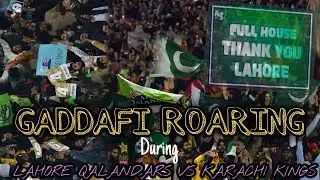 Jam-Packed Crowd at Gaddafi Stadium Lahore During LQ vs KK | House Full by The People of Lahore