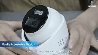 HITOSINO 5MP AI Camera 24/7 Crime Prevention via Hybrid Light & Live Guard