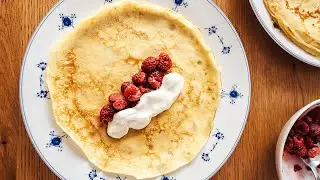 Pandekager (Danish Pancakes)
