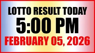 Lotto Result Today 5pm Draw February 5, 2026 Swertres EZ2 PCSO