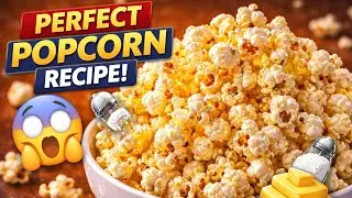 Popcorn in Kadhai 🍿 | Perfect Popcorn at Home | Crispy & Tasty पॉपकॉर्न in 5 Minutes🧈🍿