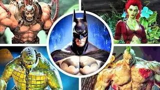 Batman: Arkham Asylum - All Bosses & Ending