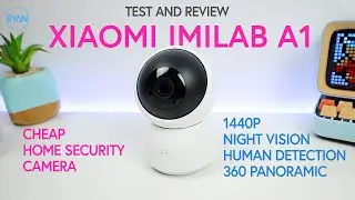 XIAOMI IMILAB A1 Security Camera REVIEW --- NIGHT VISION + MOTION TRACKING!