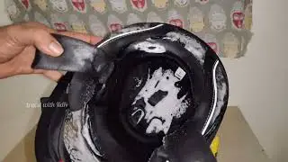 Helmet Cleaning using Foam cleaner | Tamil | தமிழில்