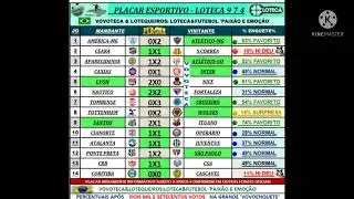 LOTECA 975 - RESULTADO DA LOTECA CONCURSO 974 - LOTECA  975 PALPITES