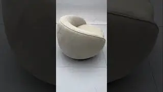 Small-space swivel chair: stylish and space-saving. #factory #furniture #leisurechair #sofa #chair
