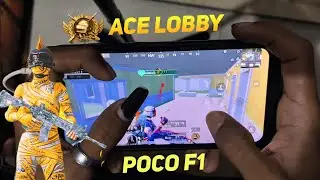 🔥 Poco F1 BGMI Ace Lobby Gameplay | Full Rush & Clutch Moments | Snapdragon 845 Beast 🔥