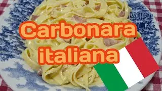 🇮🇹 Carbonara italiana saludable sin gluten ni lactosa | Cremosa, fácil y digestiva 🍝💛