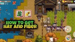 How to get Hay and Fiber | Harvest town