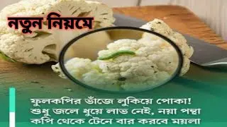 Cleaning Hack,ফুলকপির ভাঁজে লুকিয়ে পোকা!শুধু জলে ধুয়ে লাভ নেই,নয়া পন্থা কপি থেকে টেনে বার করবে ময়লা
