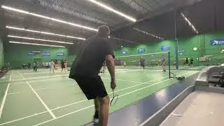 Doubles Badminton at Clearone Richmond