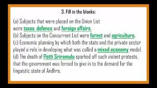 NCERT Solutions for Class 8 History Chapter 10 &ndash; India After Independence