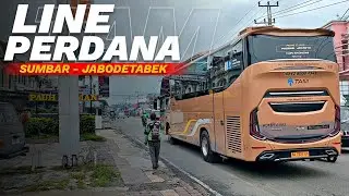 LINE PERDANA DARI SUMBAR‼️INFO HARGA TIKET BUS TAM 