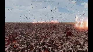 1 Full Auto Fireball Catapult Vs 100000 Zombies - UEBS2 - Ultimate Epic Battle Simulator 2