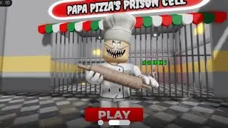 Papa Pizzas Prison Run Obby - Roblox Gameplay