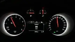 Opel Astra 1.4i turbo 150 HP 2019 4 gear acceleration 50-160 km/h