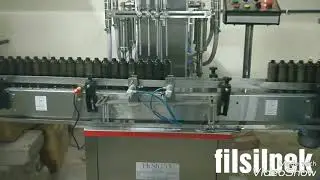 Automatic #Deodorant filling line with crimping & labeling - Filsilpek - +919054294961