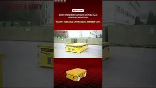 Intelligent Hydraulic Lift Trackless Electric Transfer Cart #customized