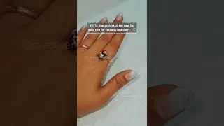 Preserving rose in a ring??😱😱 #shorts #resinart #diyring