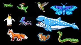 Animals collection 6 - Moth, Emperor Penguin, Red Fox, &hellip;- ZoozoOKiDiE