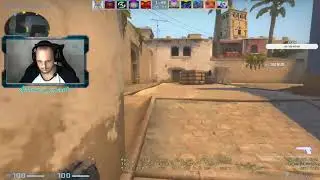 How to peek mid on mirage on 128 tick rate.