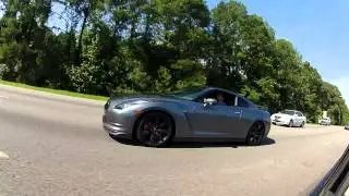 G35 Twin Turbo vs GTR vs GSXR 600