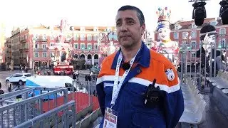 Carnaval de Nice. La Protection Civile utilise le matériel radio ICOM LTE.