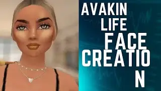 Avakin life female face creation with out zombie eyes 🥵🤤