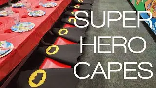 Easy DIY  Superhero Capes: The Party Favor They Won't Forget! (3rd and Final Part)