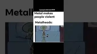 I think he's listening to Cresthaven #metal #numetal #fyp #memes