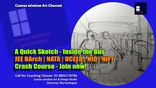 A quick Sketch - Inside the Bus | JEE BArch | NATA | Crash Course | Join Now!