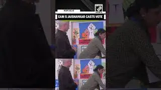Delhi Assembly Elections: EAM Dr S Jaishankar and his wife Kyoko Jaishankar cast votes