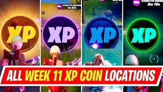 Fortnite - All XP Coins Location Guide Week 11 (Chapter 2 Season 5)