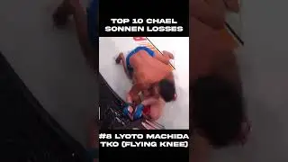 Top 10 Chael Sonnen Losses #8 Lyoto Machida Flying Knee TKO
