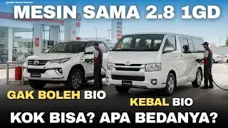 MESIN SAMA 1GD! Kenapa Hiace Aman Bio Solar, Tapi Fortuner Tidak? Ini Jawaban Teknisnya