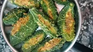 Bharwa karela recipe #stuffedbittergourd #veg#tastyrecipes