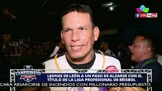 Leones apalean a los Tigres y se colocan a un triunfo para ser campeones de la LBPN