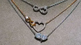 Swarovski Infinity Heart Pendant + Other Pendants - Review