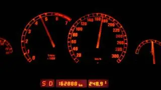 HD: Acceleration Beschleunigung BMW 850 i A V12 E31 0-250 km/h (4 speed) 300HP 850i