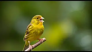 Canary bird singing For your own lonely time, just relax and feel it