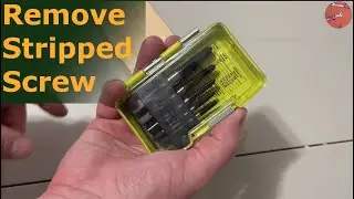 Извлечение сорванной резьбы винта с помощью экстрактора для винтов.