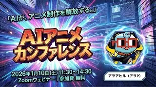 【スピーカー：アヲアヒル（アヲP）さん】AIアニメカンファレンス